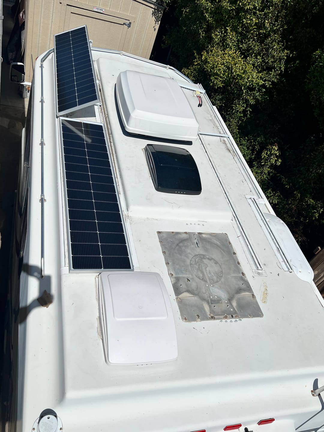 Customer photo review of MEGA 130 SLIM | 130 Watt Slim Solar Panel | Compact 12V Narrow Panel for Vans, Campers, Boats  | UL Certified