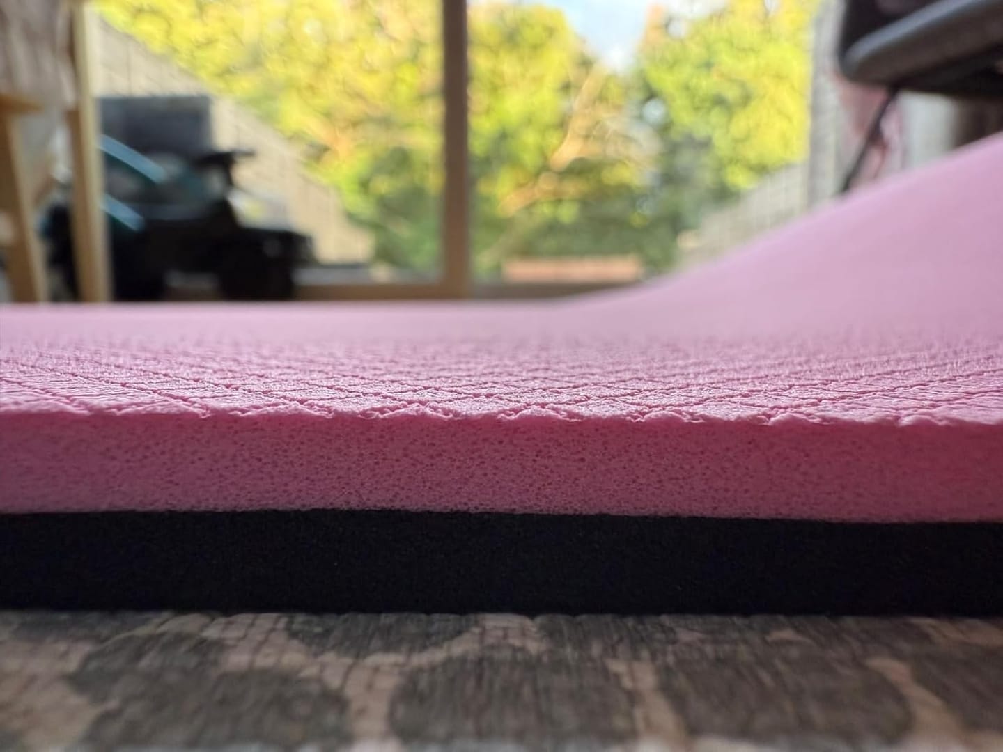 Customer photo review of Large Exercise Mat - Extra Wide & Thick Yoga Mat