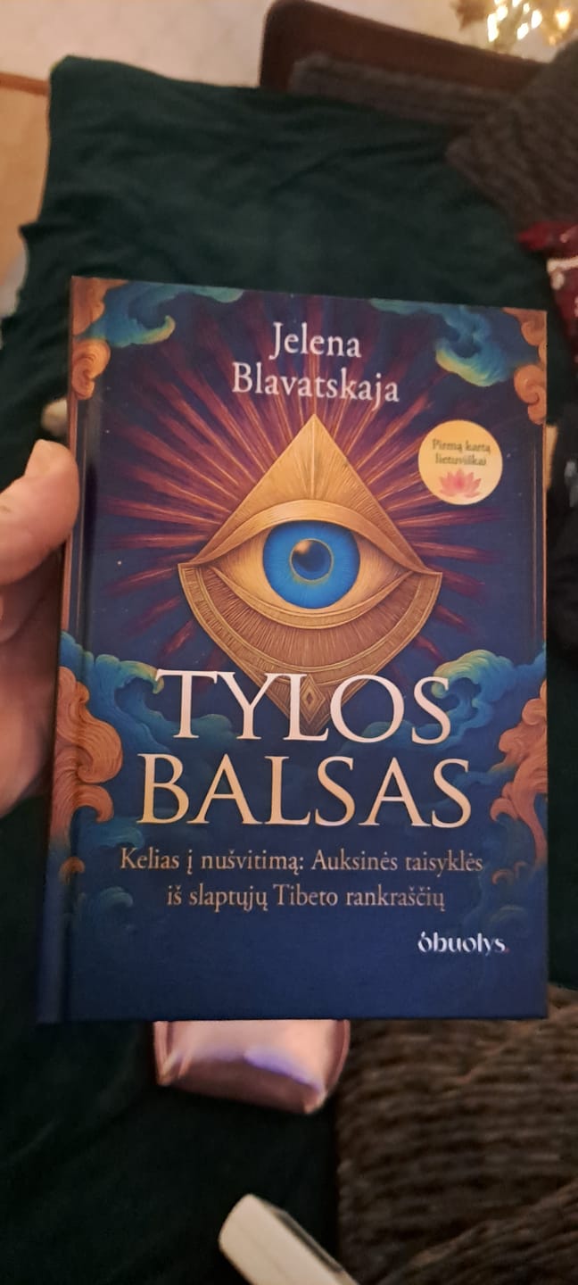 Customer photo review of Tylos balsas: pirmą kartą lietuviškai – išminties ir dvasios kelionės vadovas, paremtas slaptaisiais Tibeto rankraščiais