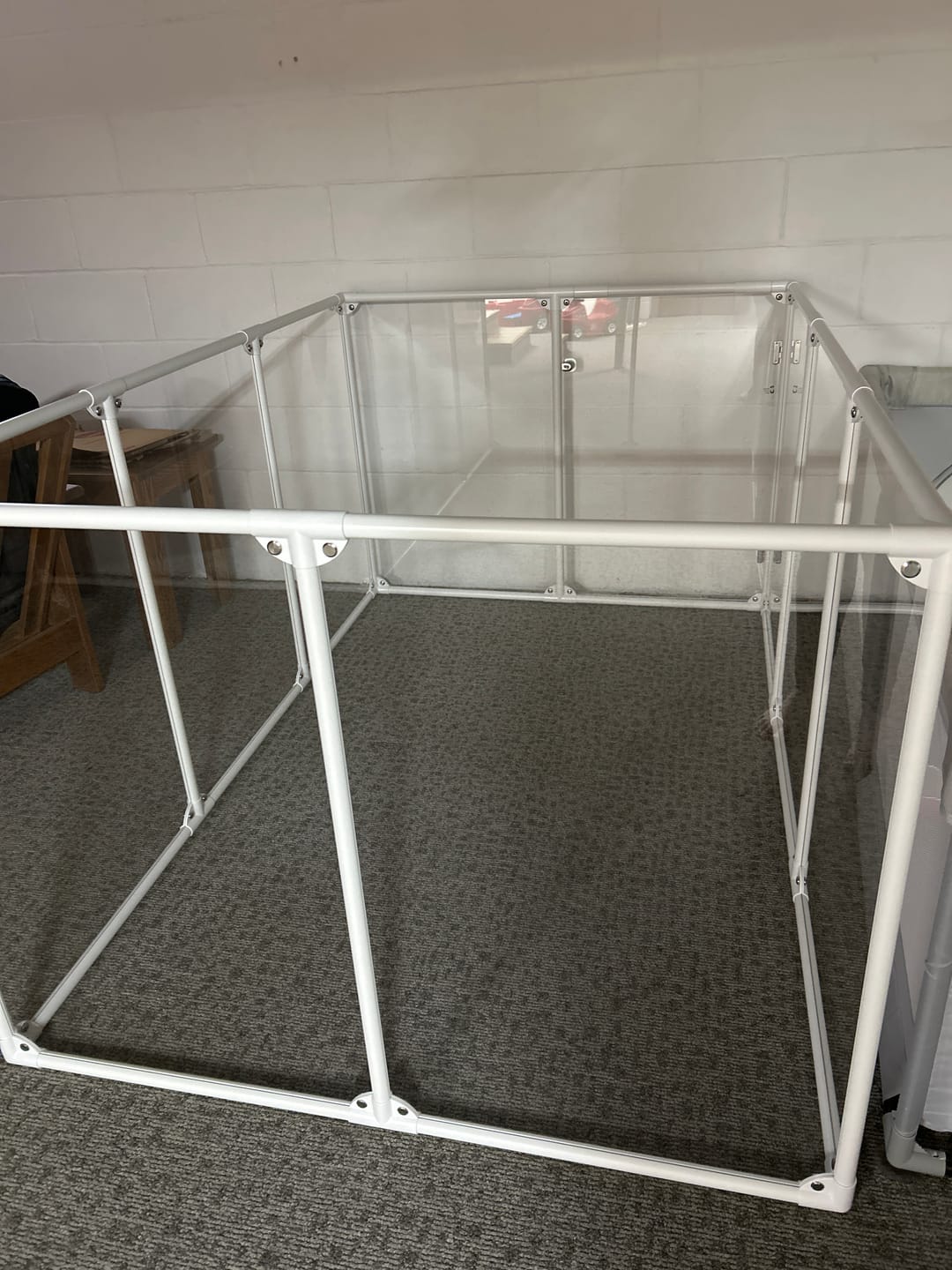 Customer photo review of 36" Tall Large Lucidium Pet Pen