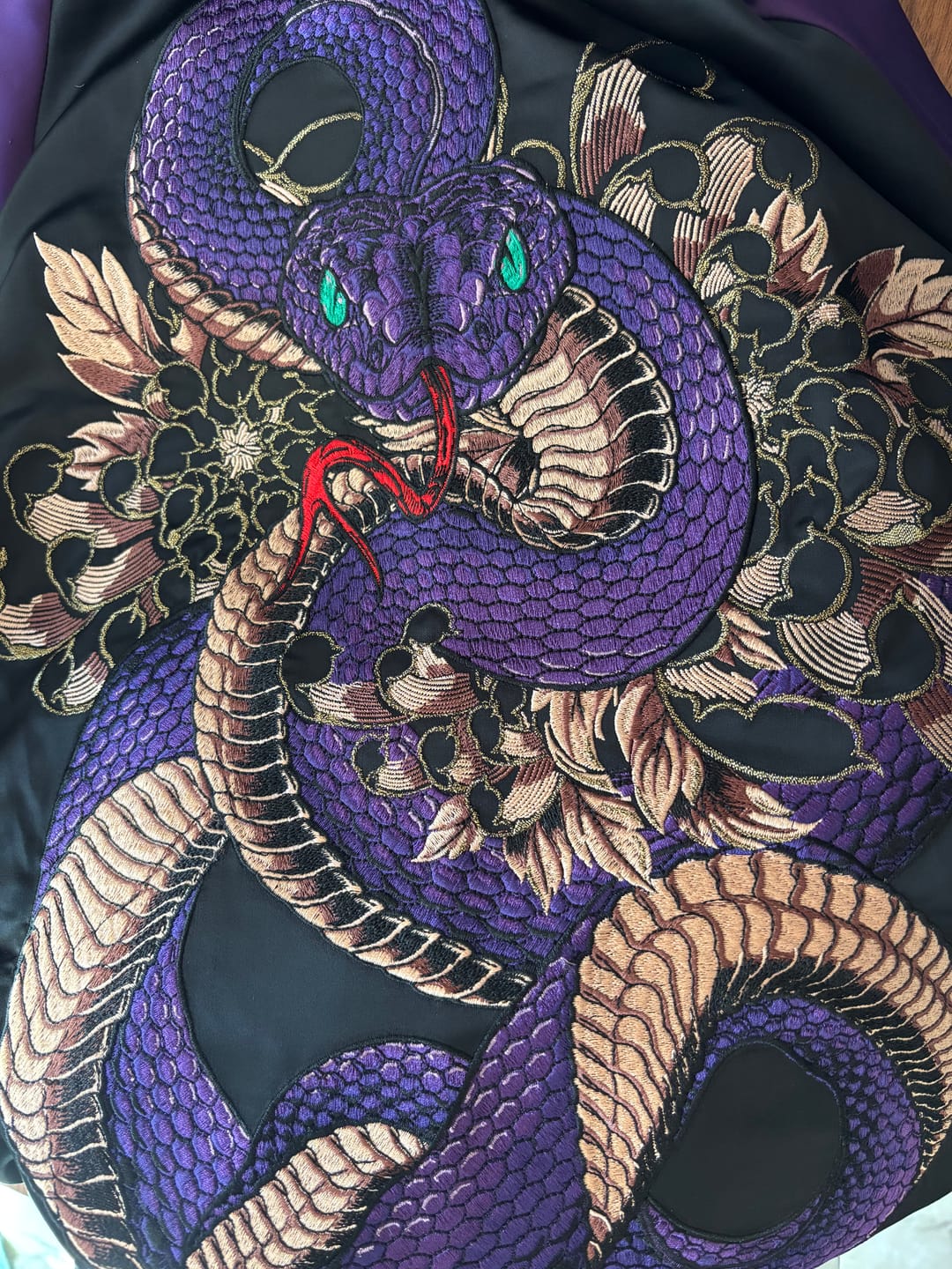 Customer photo review of Violet Viper Sukajan Jacket