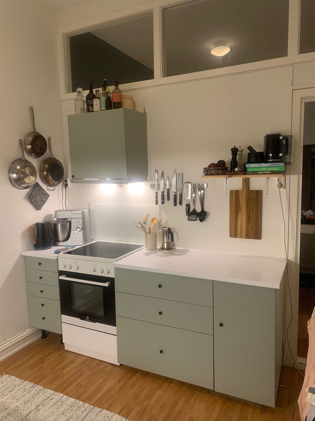 Customer photo review of Uni matt sage green kontaktplast