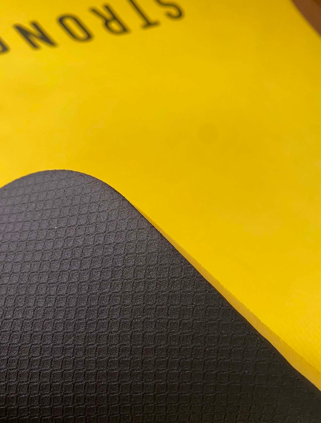 Customer photo review of Large Exercise Mat - Extra Wide & Thick Yoga Mat