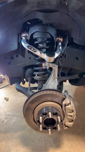 Customer photo review of Aluminum Forged Upper Control Arms