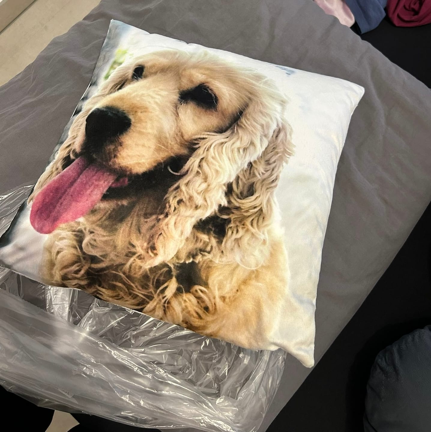 Customer photo review of Fotokissen - Individuelles Kissen