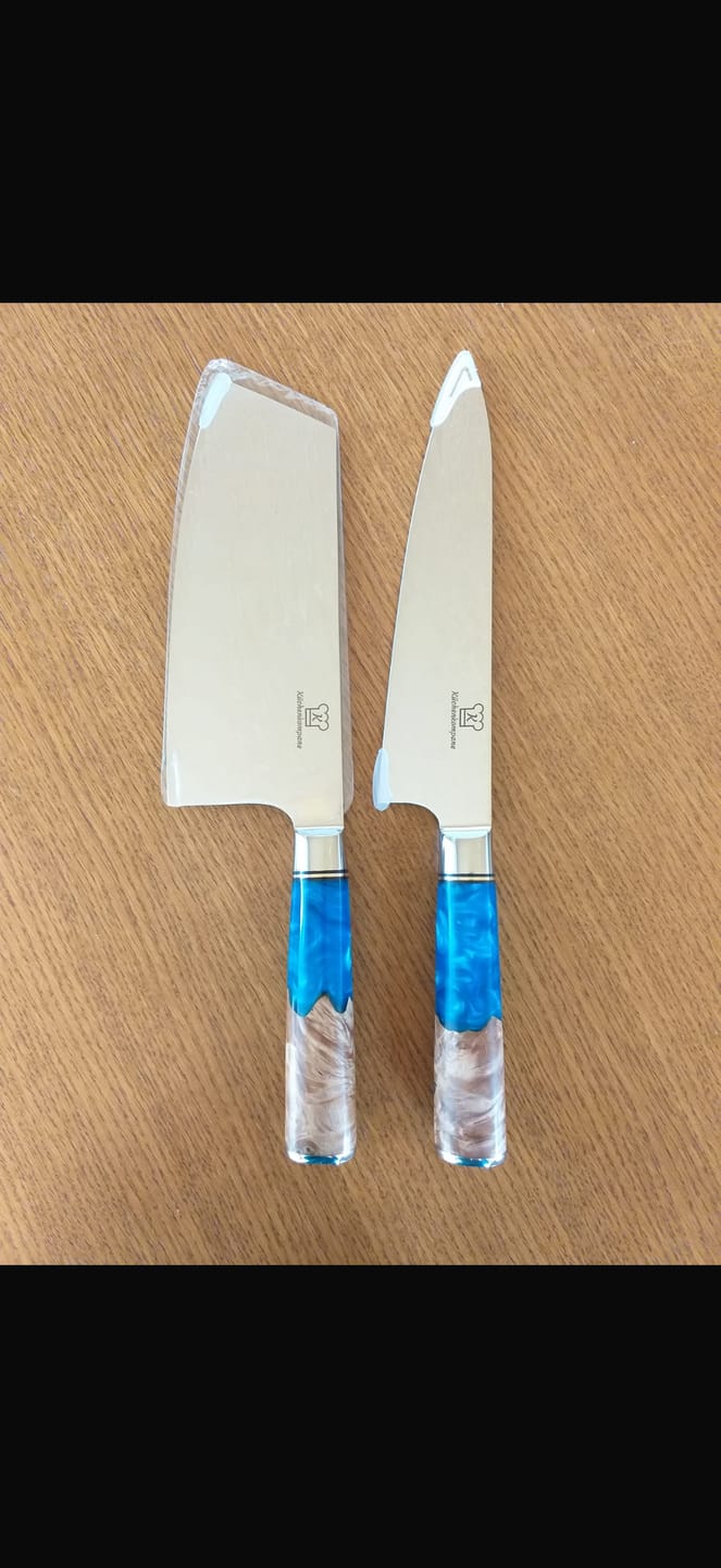 Customer photo review of Aoki Damastmesser - Wurzelholz / Epoxid