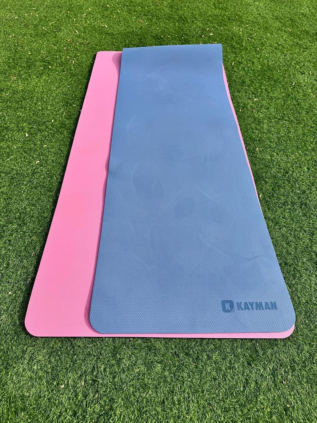 Customer photo review of Large Exercise Mat - Extra Wide & Thick Yoga Mat