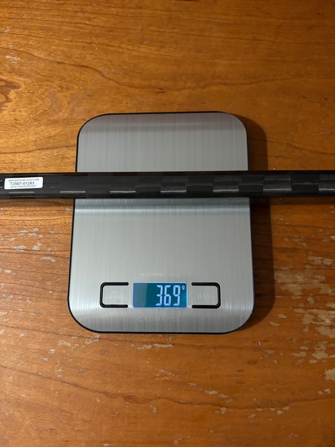 Customer photo review of Prototype All Black Extralite Sr (350g)