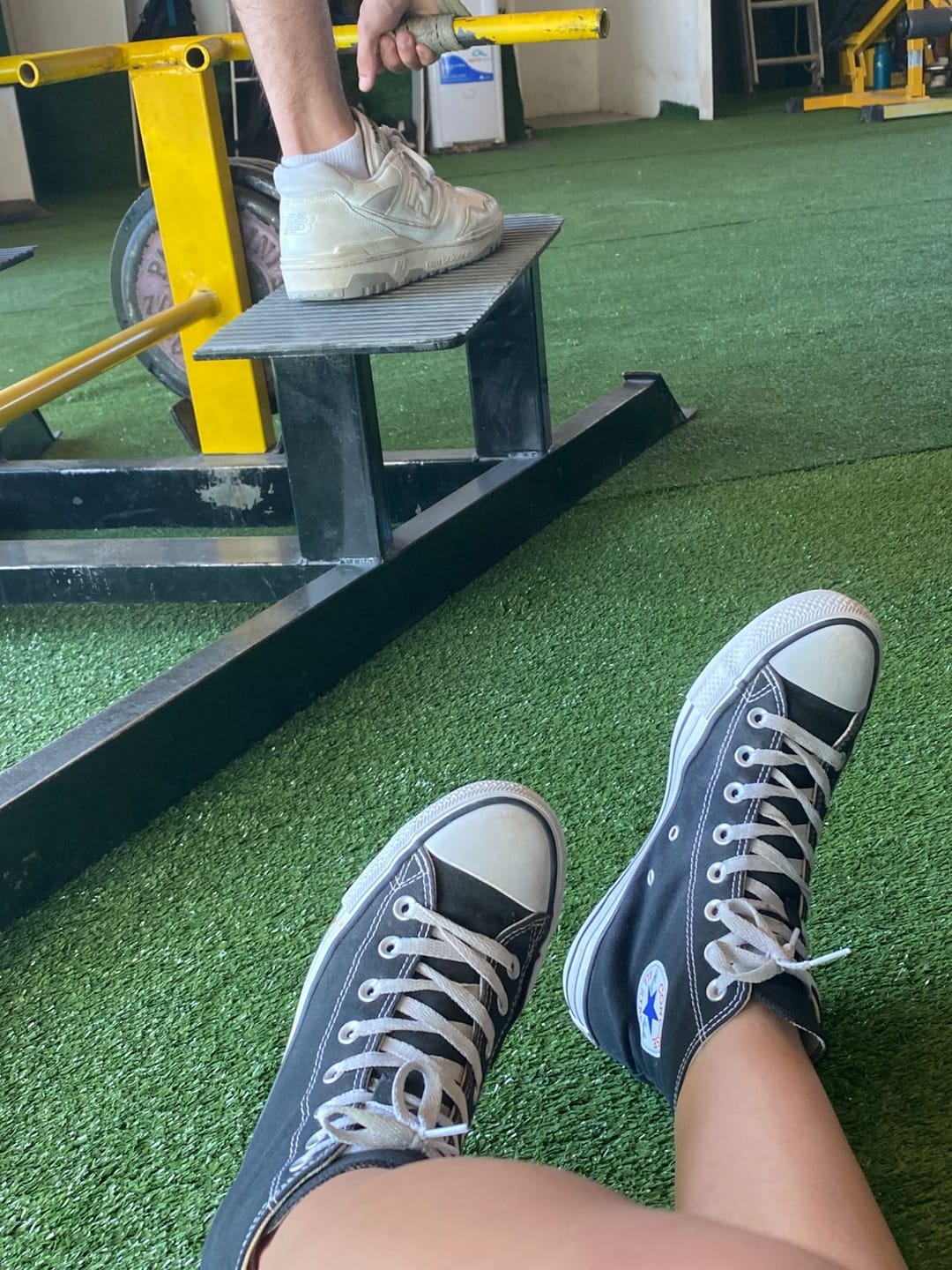 Customer photo review of Zapatillas Converse Chuck Taylor Hi Botitas Negras