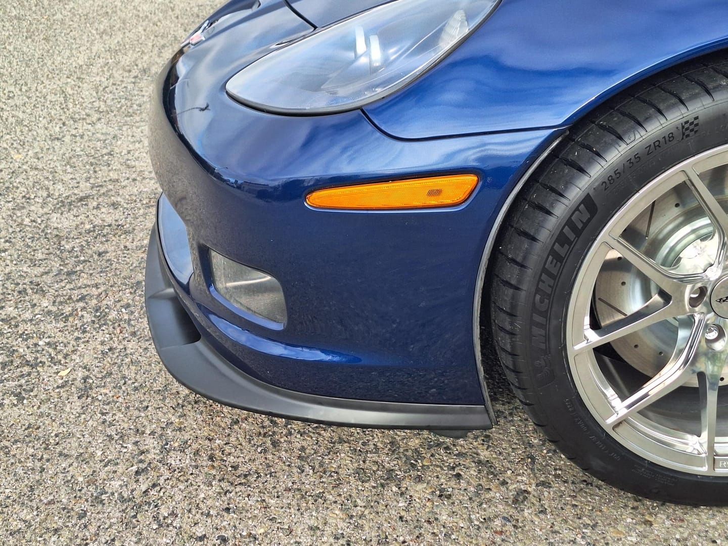 Customer photo review of Corvette C6 Grand Sport / Z06 Front Splitter Lip | ZR1 Conversion Package