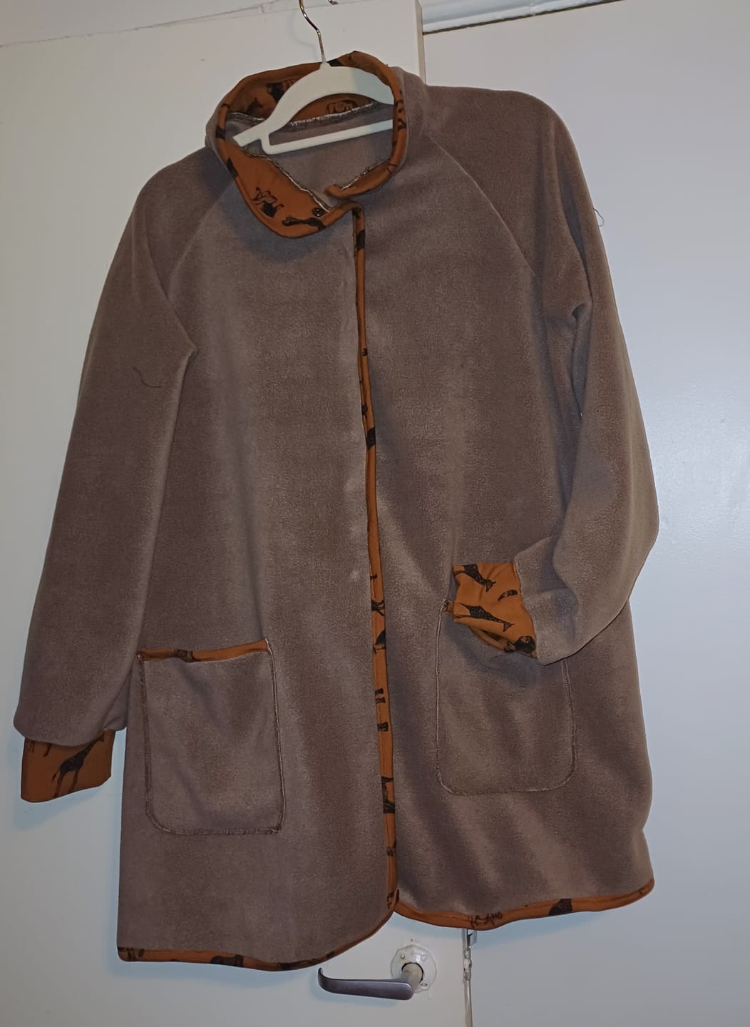 Customer photo review of Special Offer #2 - Plain Polar Fleece Fabric - 2 metre Pre-cut