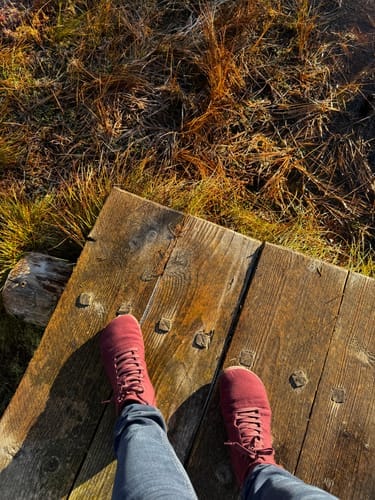 Customer photo review of Vaistoa Tunto 2 | Felt Barefoot Sneakers