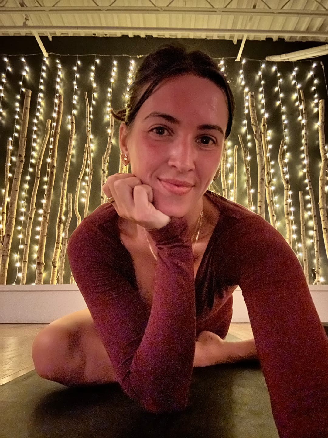 Customer photo review of The Ballet Wrap / Black-Cherry