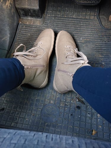 Customer photo review of Vaistoa Tunto 2 | Felt Barefoot Sneakers
