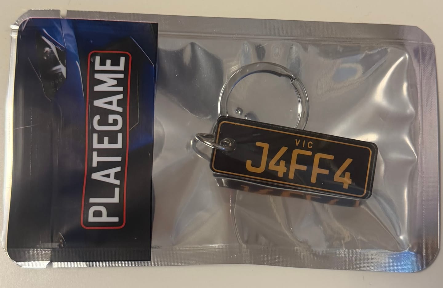 Customer photo review of Custom Design Keychain 🔑