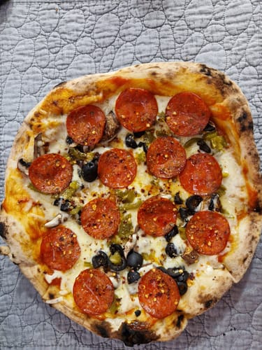 Customer photo review of Sourdough Pizza Bases