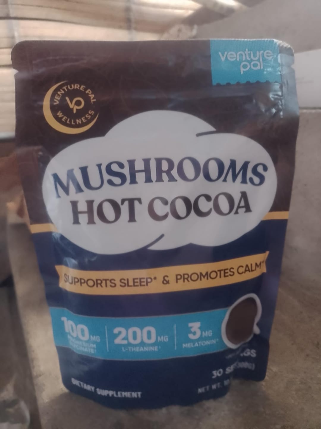 Customer photo review of Mushroom Hot Cocoa - 30 servings