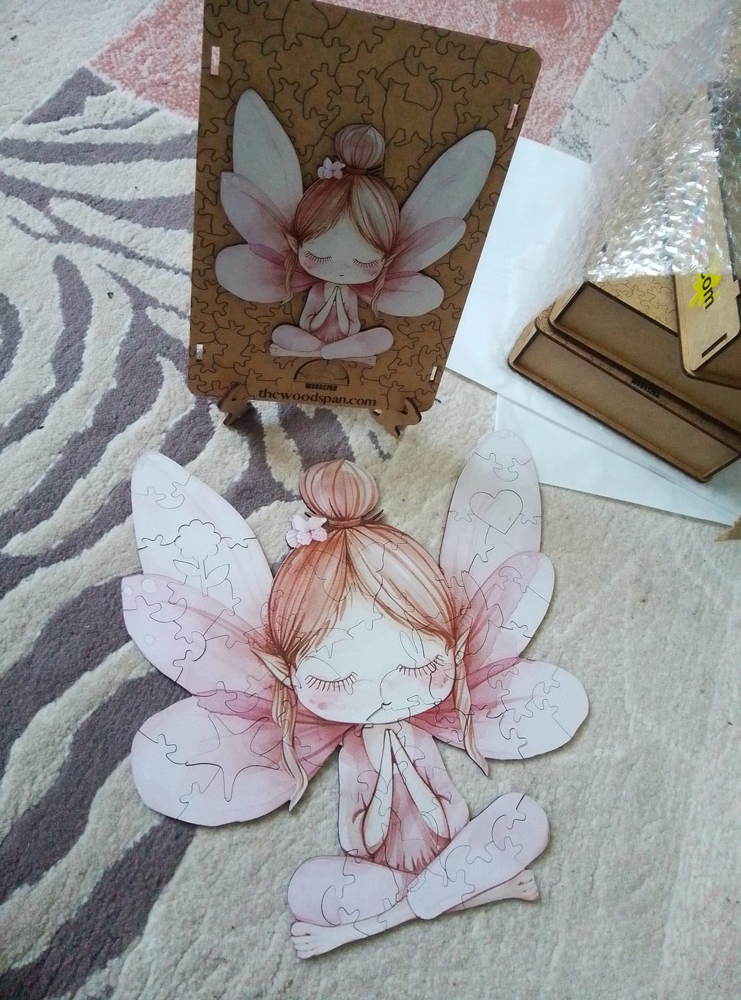 Customer photo review of Peri Kızı - Çocuk Ahşap Puzzle