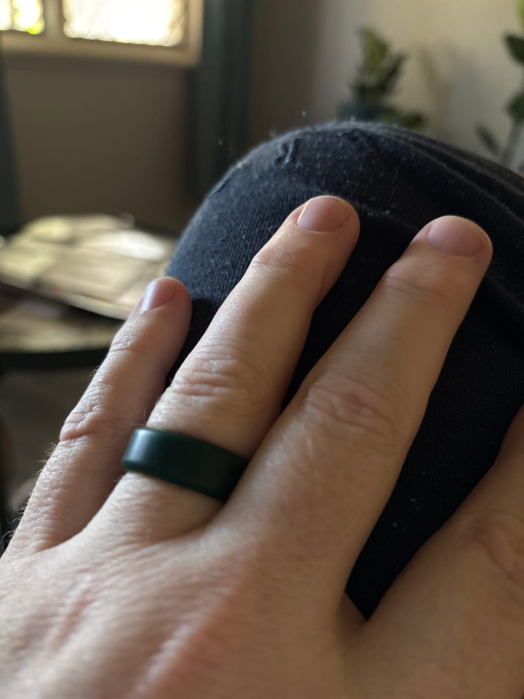 Customer photo review of The Emerald - Silicone Ring
