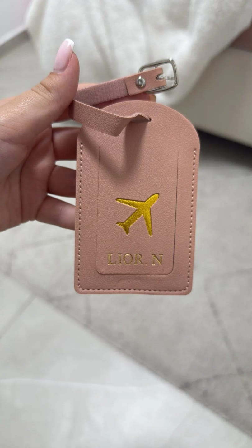 Customer photo review of Étiquette Bagage Personnalisée <br>Avion