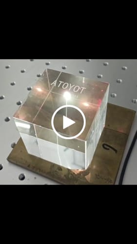 Customer video review of Cloudray UV-P Pro Series 5-in-1 5W 10W 15W UV Laser Water-Cooled Autofocus 3D, 2.5D, Inner & Surface Engraver compatible with Lightburn