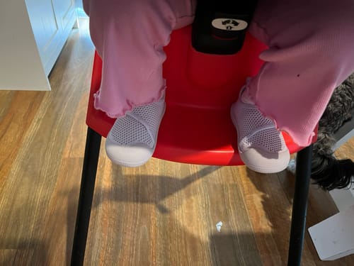 Customer photo review of SOHLS® Velcro MOVE Toddler Shoe – Lilac Haze