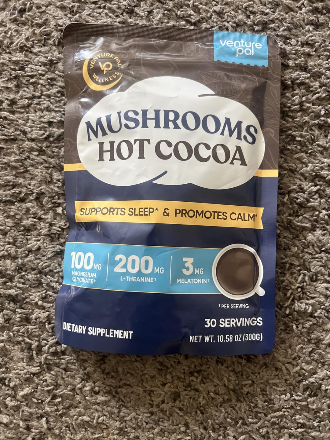 Customer photo review of Mushroom Hot Cocoa - 30 servings