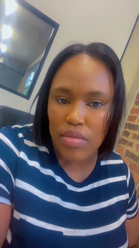 Customer photo review of Brazilian Lace Wig Sale