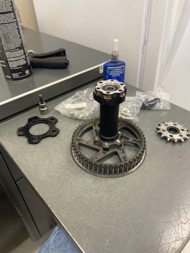 Customer photo review of Wide Tire Chain Spacer Kit for Sur-Ron LBX & E-Ride PRO SS 2.0