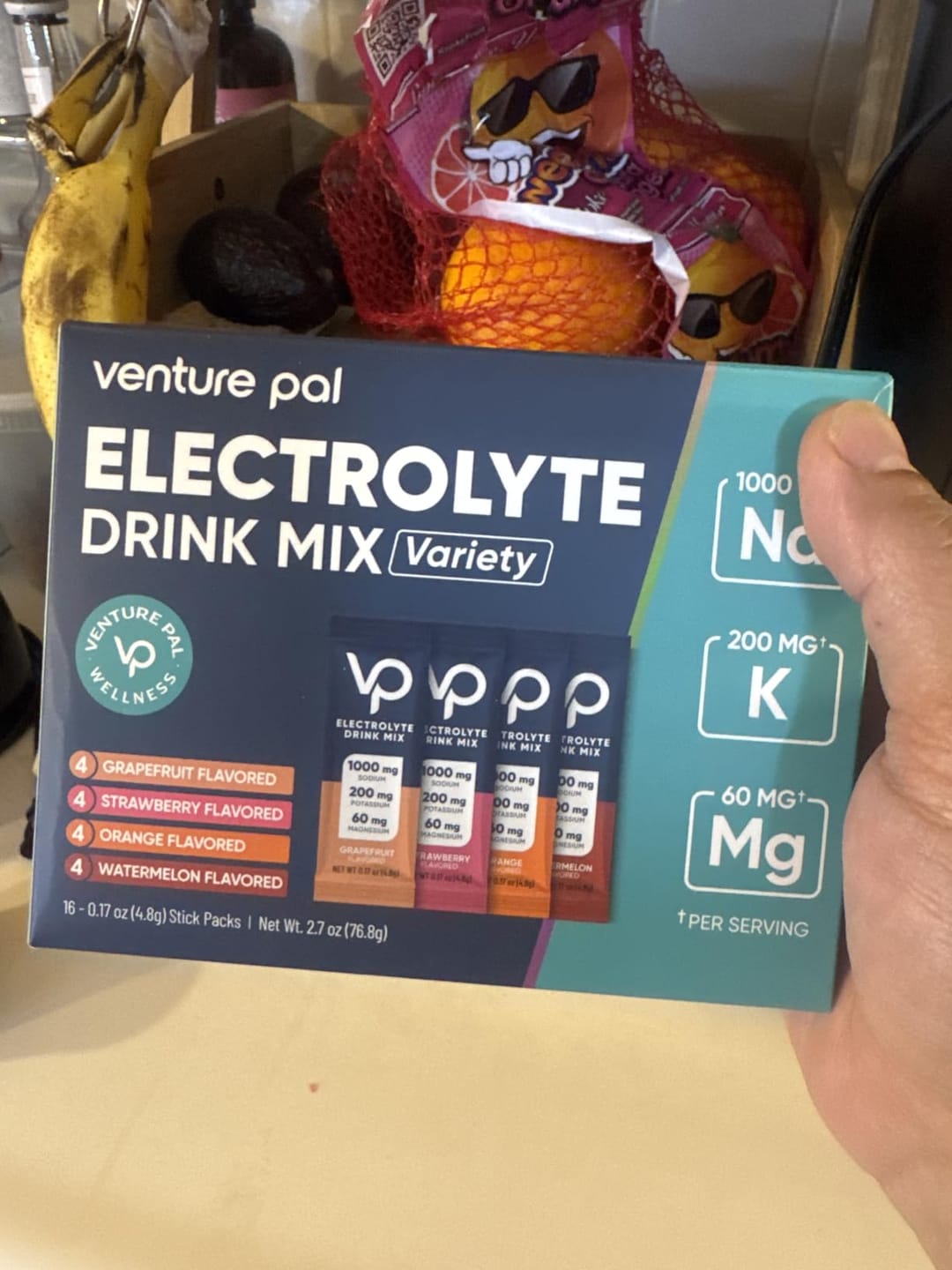 Customer photo review of High Sodium Sugar-Free Electrolyte Powder Packets