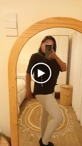 Customer video review of Polo Oversize | Negro | Mujer