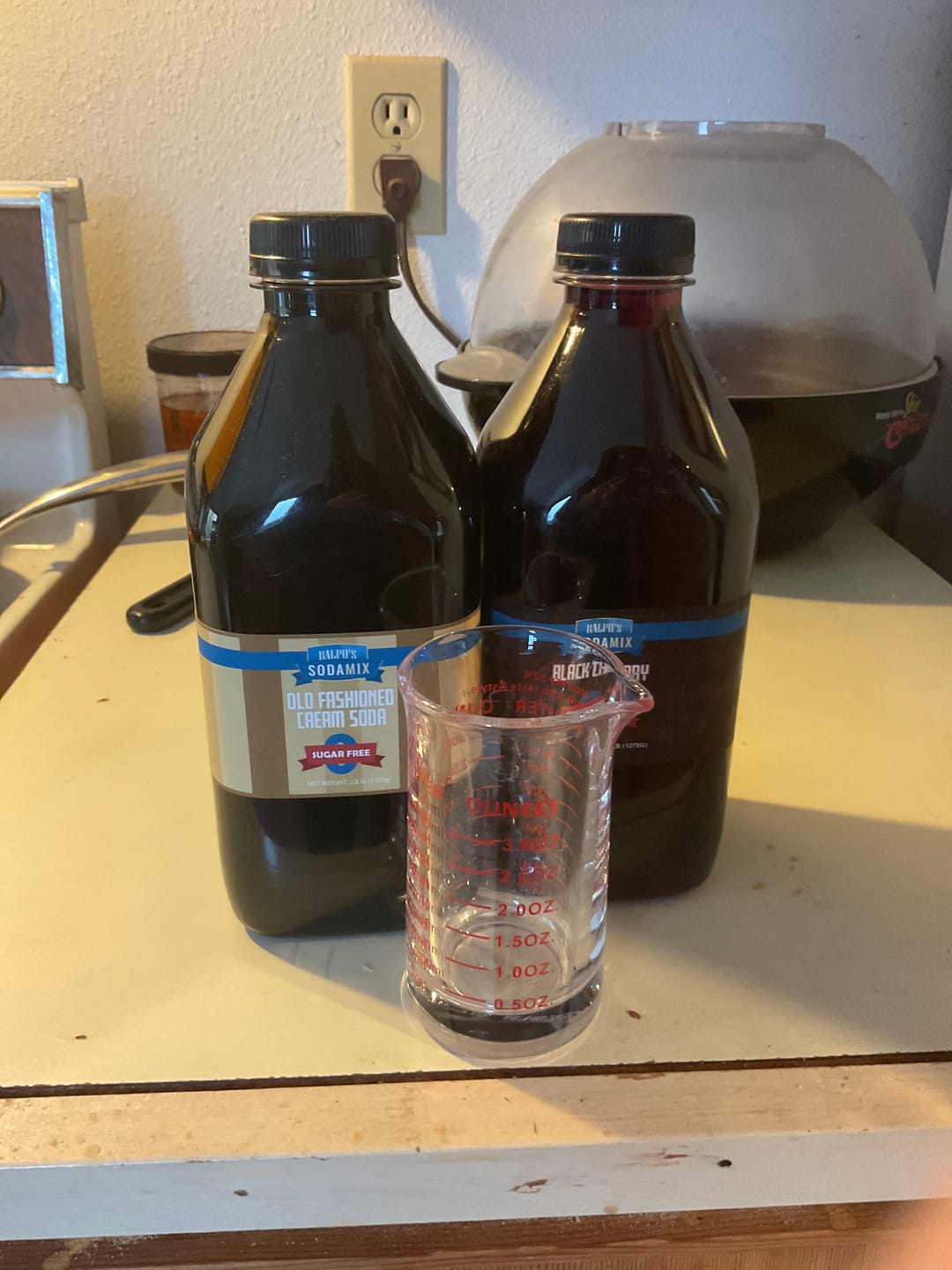 Customer photo review of Old Fashioned Cream Soda Sparkling Water Flavoring Syrup