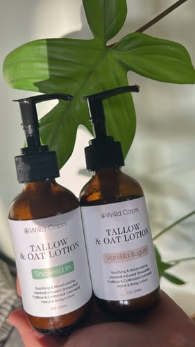 Customer photo review of Snowed In Tallow & Oat Lotion