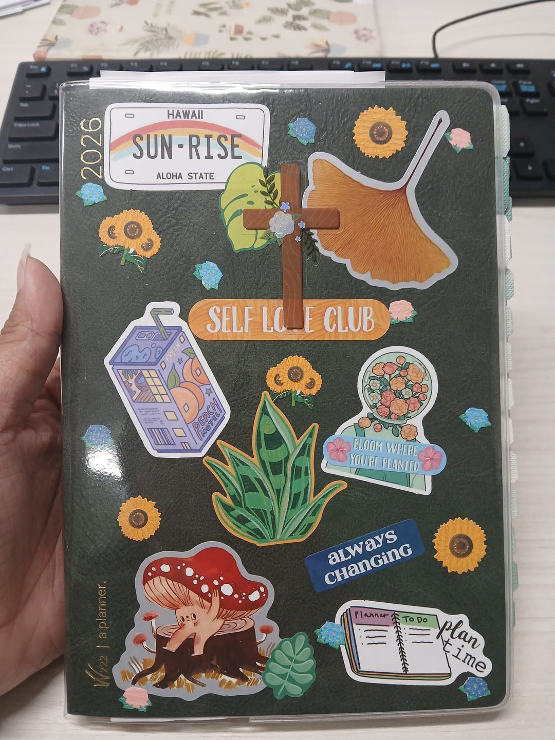 Customer photo review of Monthly Index Tabs