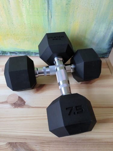 Customer photo review of Hexagon Hanteln PRO | 2.5 - 50kg | Paarweise