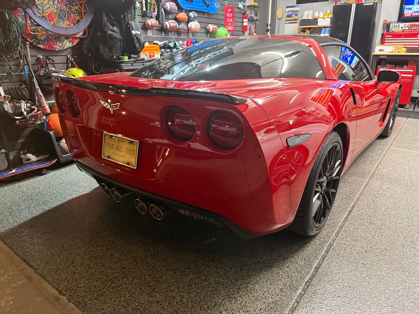 Customer photo review of Corvette C6 ZR1 Conversion Rear Trunk Spoiler
