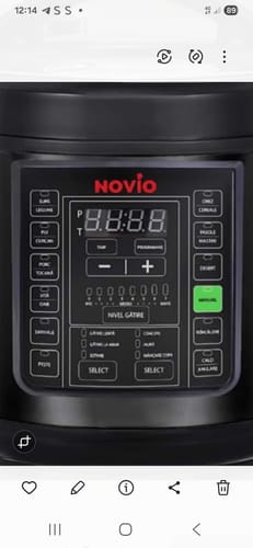 Customer photo review of Multicooker Novio EasyCook