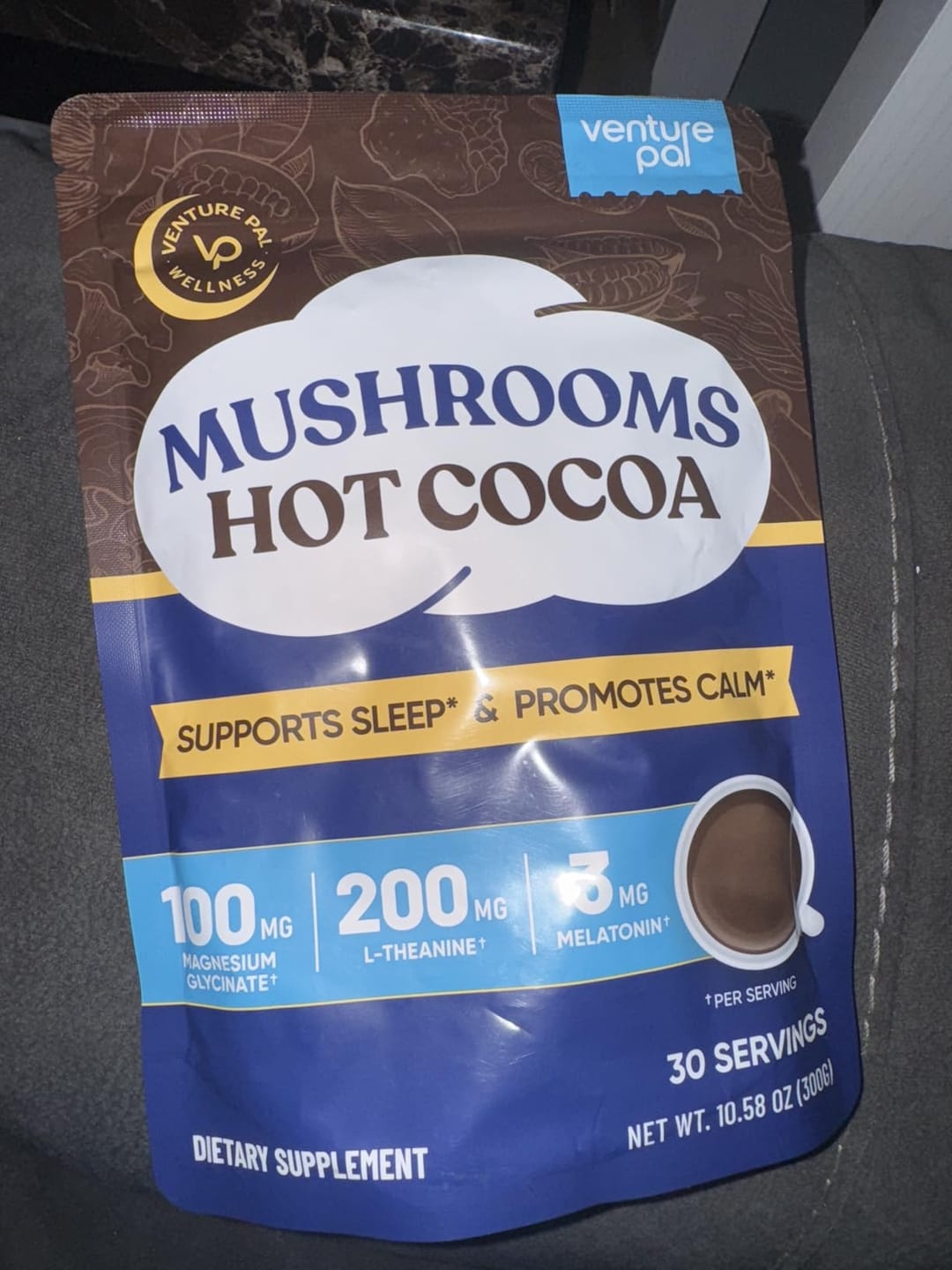 Customer photo review of Mushroom Hot Cocoa - 30 servings