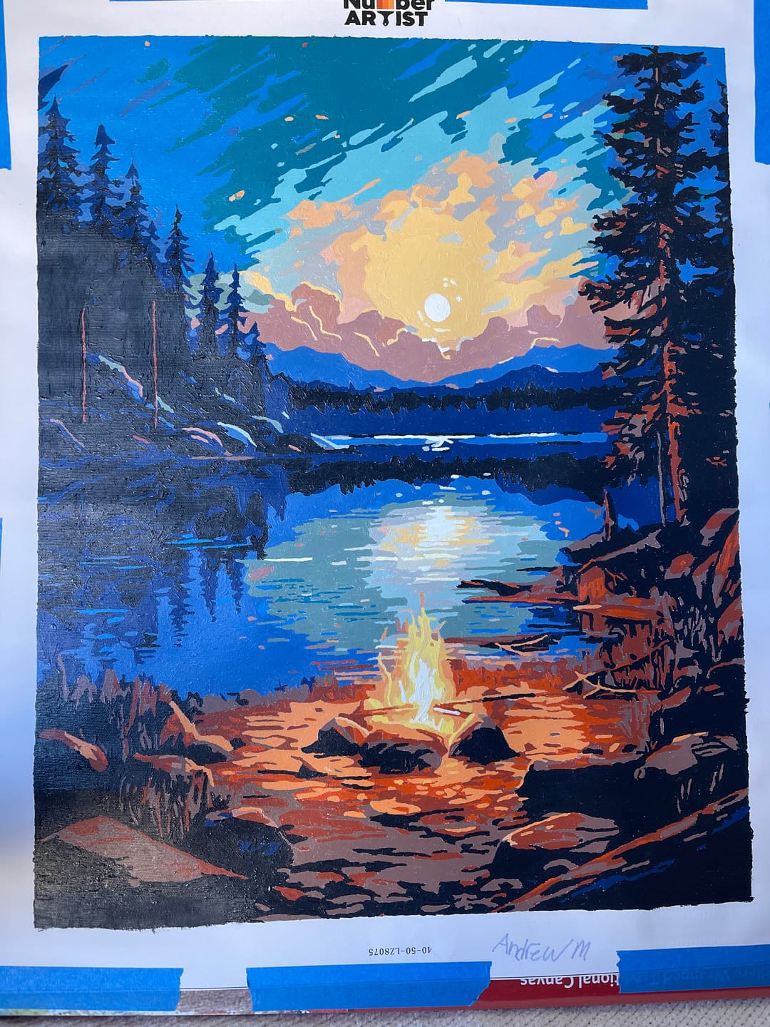 Customer photo review of Night by the Lakeside