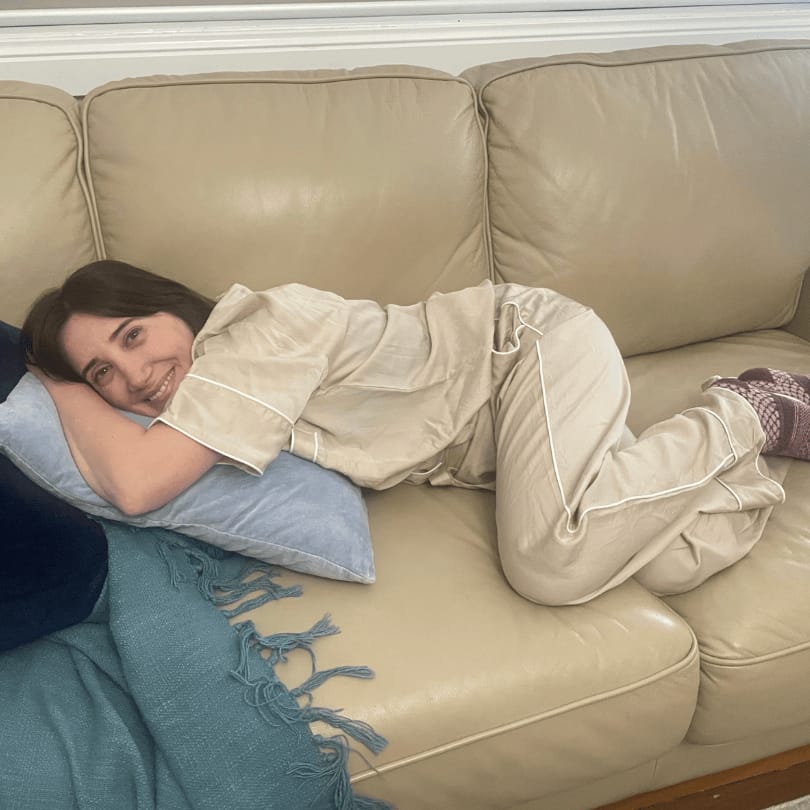 Customer photo review of Menopause Cooling Pyjama Autumn-Winter Set