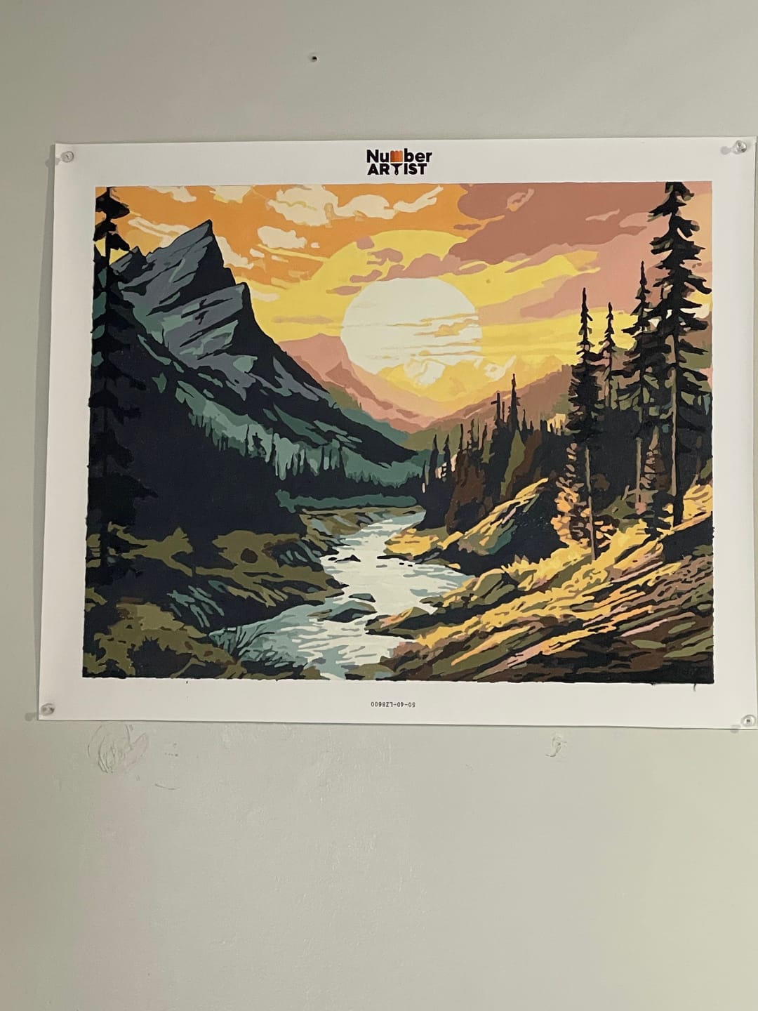 Customer photo review of Mountainside Sunset