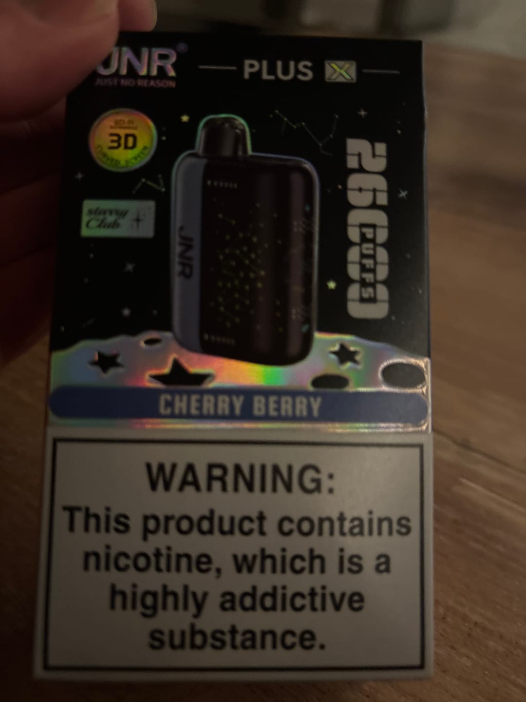 Customer photo review of JNR Plus X 26000 Puffs Disposable Vape (Box of 10)
