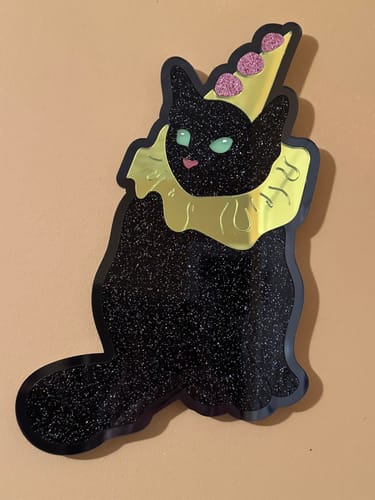 Customer photo review of Pierrot's Pet Wall Art