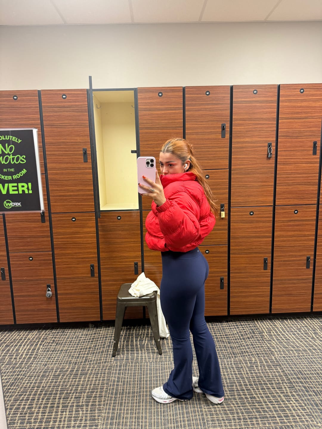 Customer photo review of The Sculpt Onesie / Navy-Crème