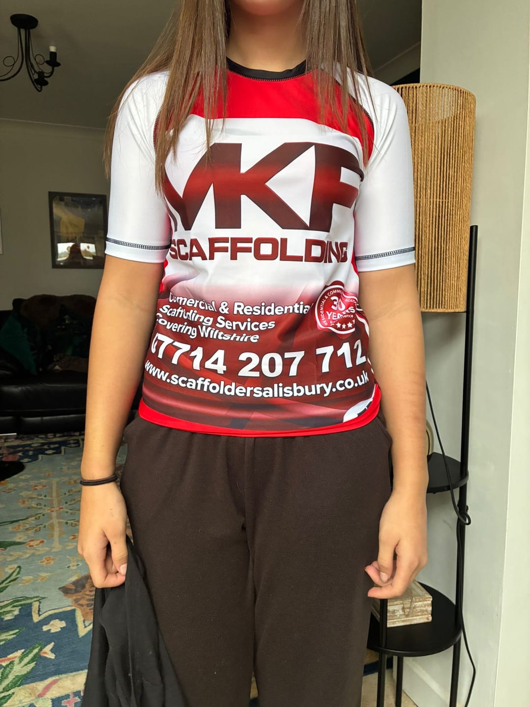 Customer photo review of Build Your Own - Rashguard / Compression Top
