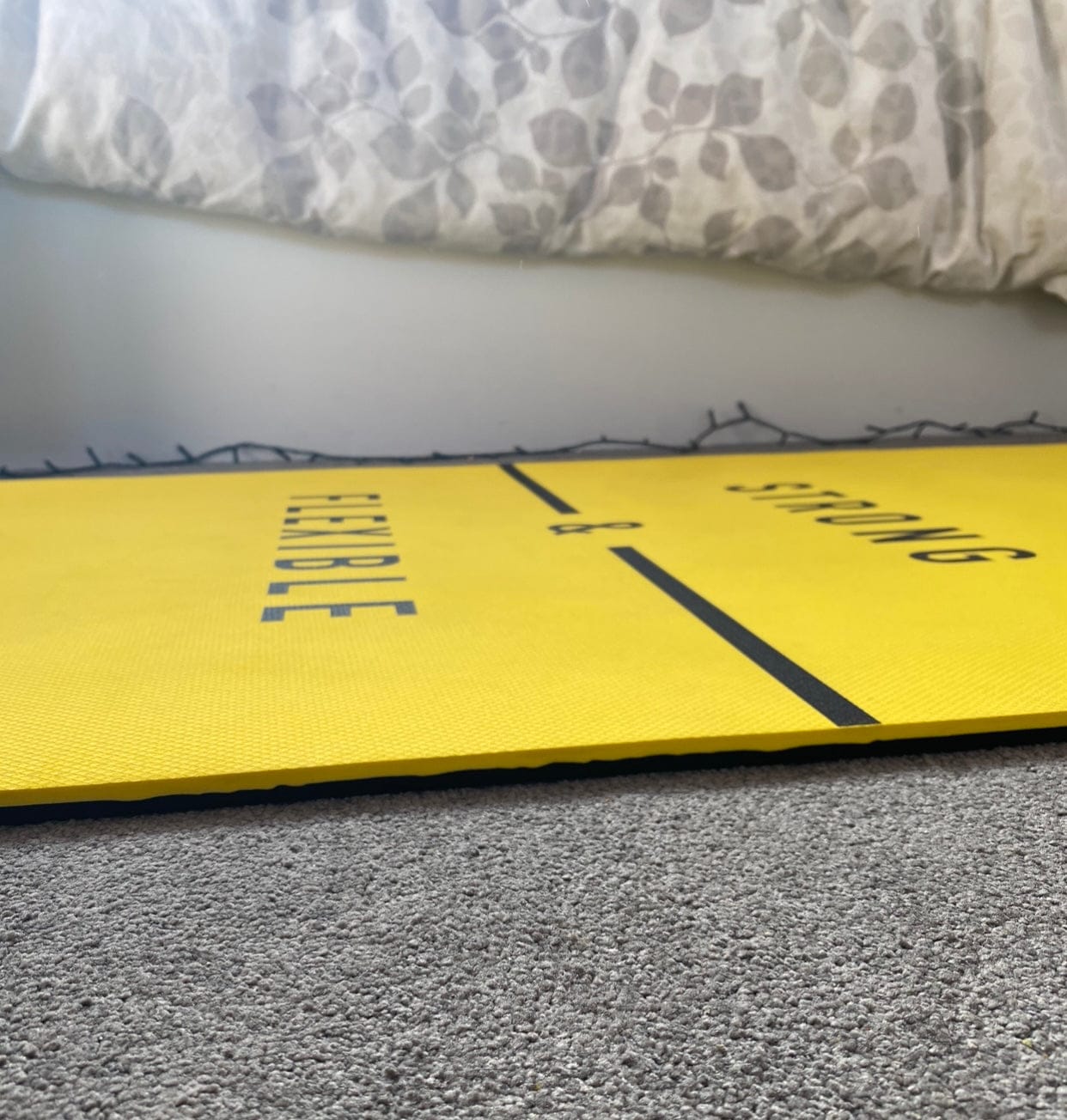 Customer photo review of Large Exercise Mat - Extra Wide & Thick Yoga Mat