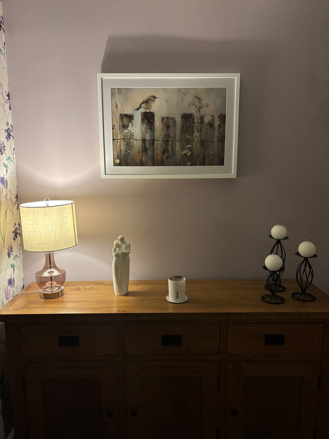 Customer photo review of Country Bird Framed Art Print