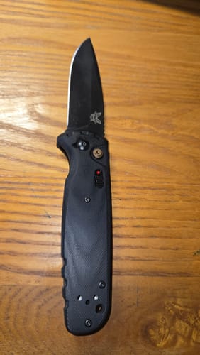 Customer photo review of 4300BK-02 CLA Utility Button Lock Folding Knife