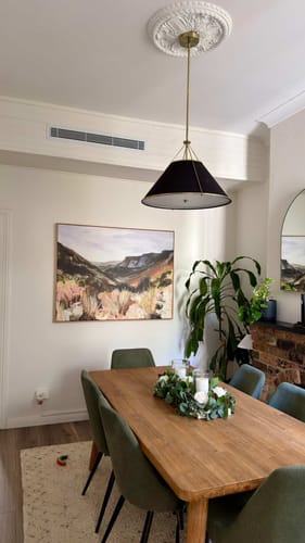 Customer photo review of The Hills by Meredith O'Neal | Framed Canvas Art Print