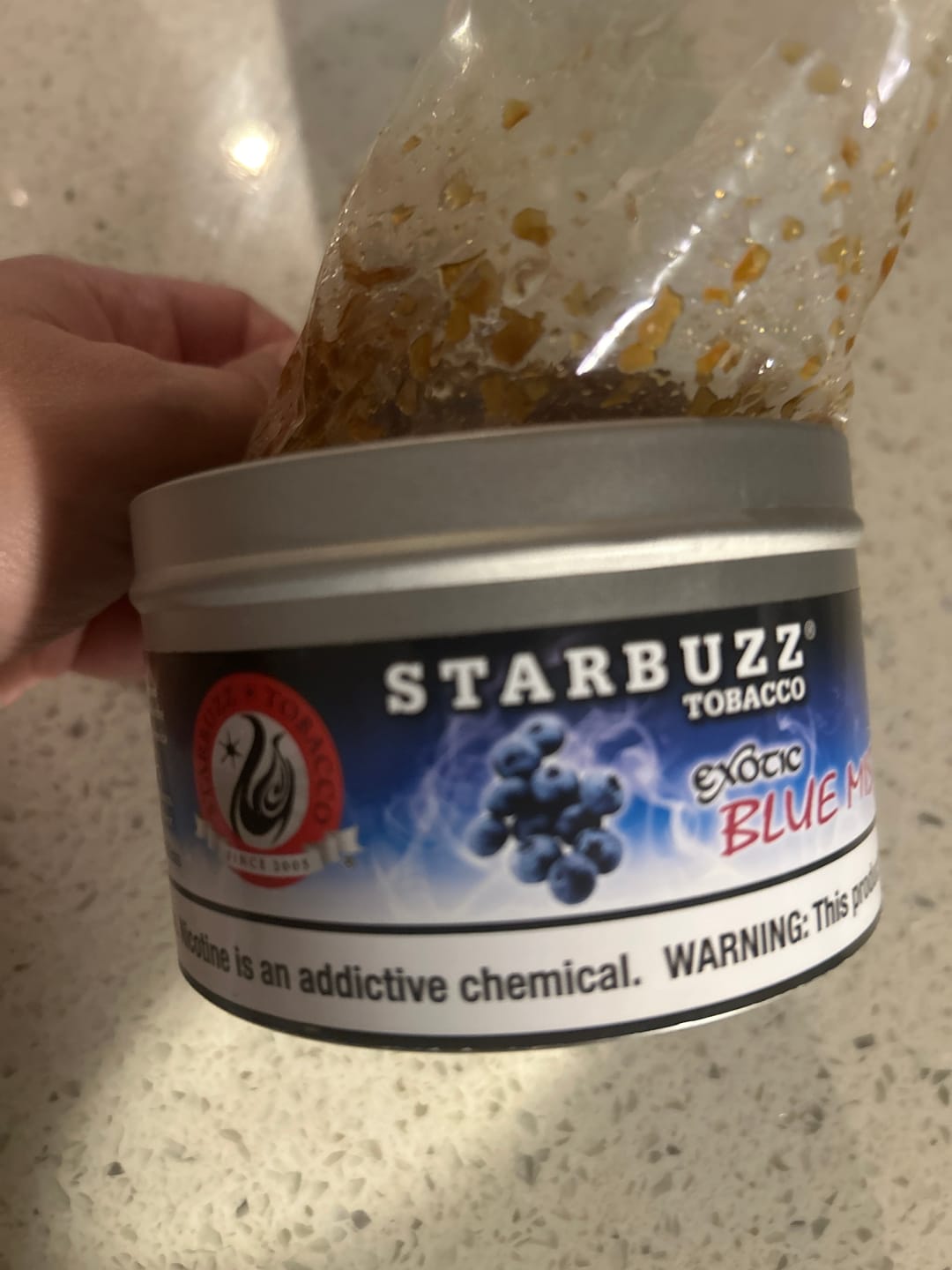 Customer photo review of Starbuzz Shisha 250g
